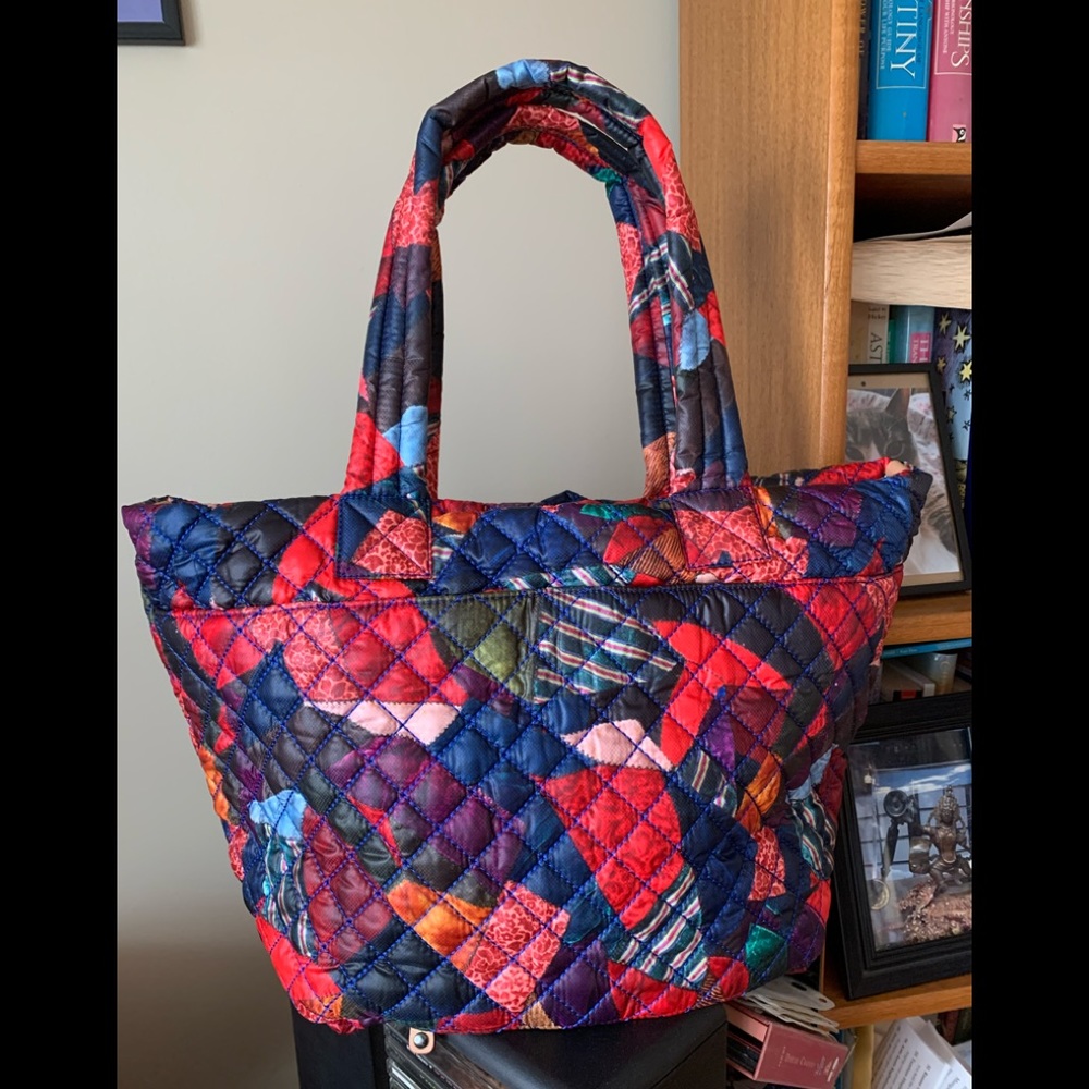 COPY - EUC MZ Wallace Limited Holiday 2021 Patchwork Medium Metro Tote Deluxe